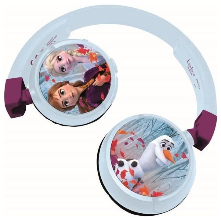 Casque audio enfant - LA REINE DES NEIGES 2 - Bluetooth - Limitation de son - LEXIBOOK
