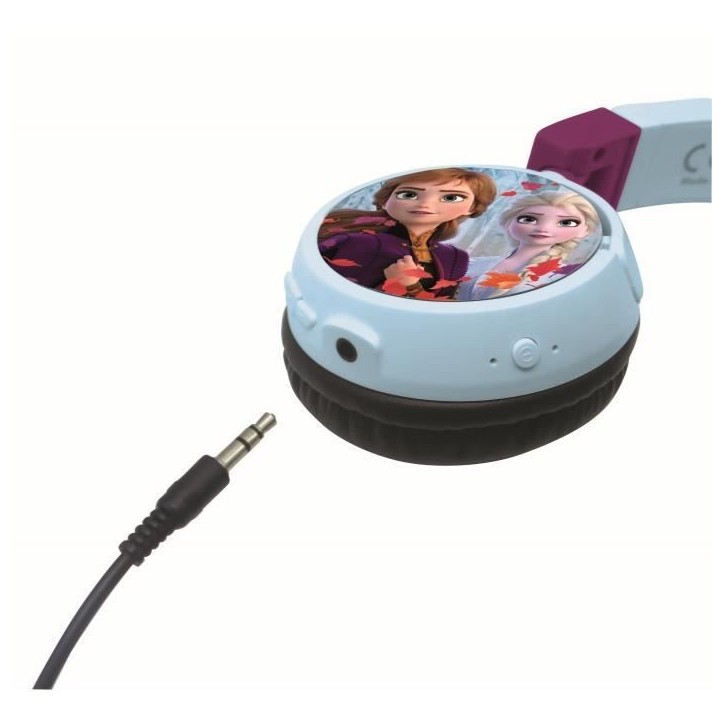 Casque audio enfant - LA REINE DES NEIGES 2 - Bluetooth - Limitation de son - LEXIBOOK