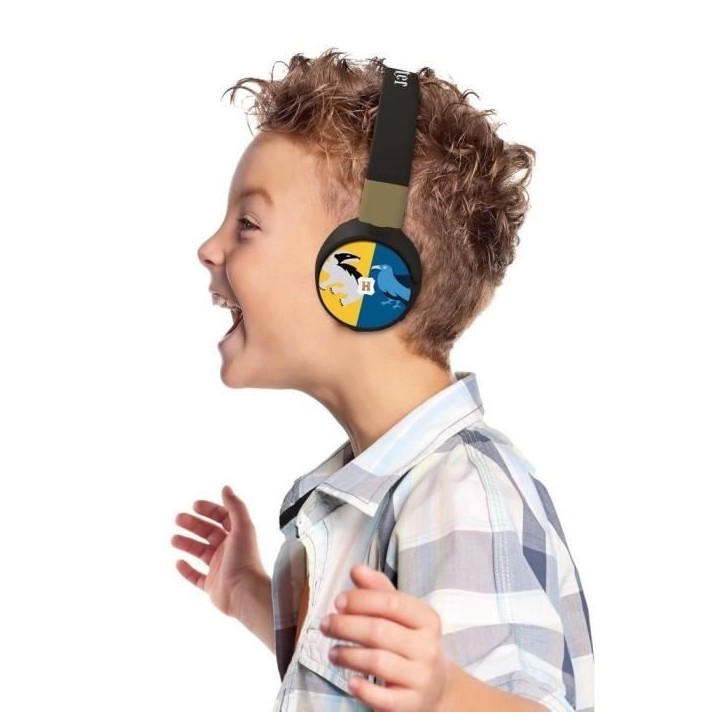 HARRY POTTER - Casque 2 en 1 Bluetooth - Filaire confortable et pliable pour enfants avec limitation de son - LEXIBOOK HARRY POTTER - Casque 2 en 1 Bluetooth - Filaire confortable et pliable pour enfants avec limitation de son - LEXIBOOK