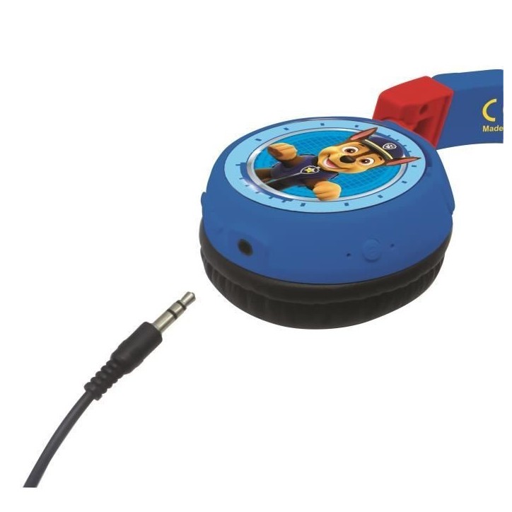 PAT' PATROUILLE - Casque 2 en 1 Bluetooth - Filaire confortable et pliable pour enfants avec limitation de son - LEXIBOOK PAT' PATROUILLE - Casque 2 en 1 Bluetooth - Filaire confortable et pliable pour enfants avec limitation de son - LEXIBOOK