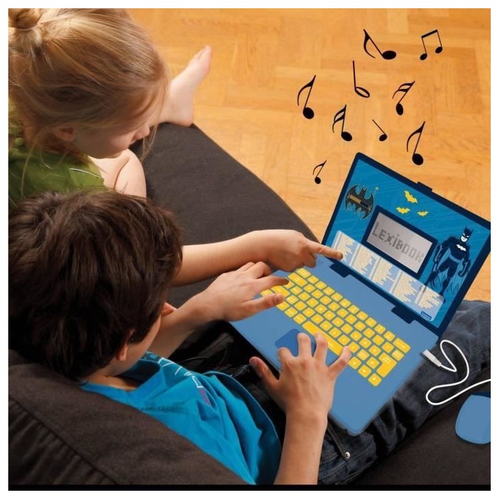 Ordinateur portable éducatif Batman - LEXIBOOK - 124 activités - Français/Anglais Ordinateur portable éducatif Batman - LEXIBOOK - 124 activités - Français/Anglais