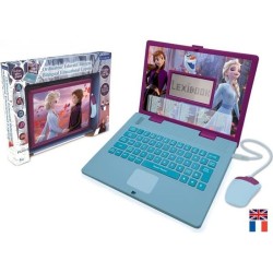 LEXIBOOK - Ordinateur éducatif bilingue La Reine des Neiges - 124 act
