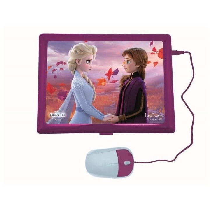 LEXIBOOK - Ordinateur éducatif bilingue La Reine des Neiges - 124 activités (Français/Anglais) - Des 4 ans LEXIBOOK - Ordinateur éducatif bilingue La Reine des Neiges - 124 activités (Français/Anglais) - Des 4 ans
