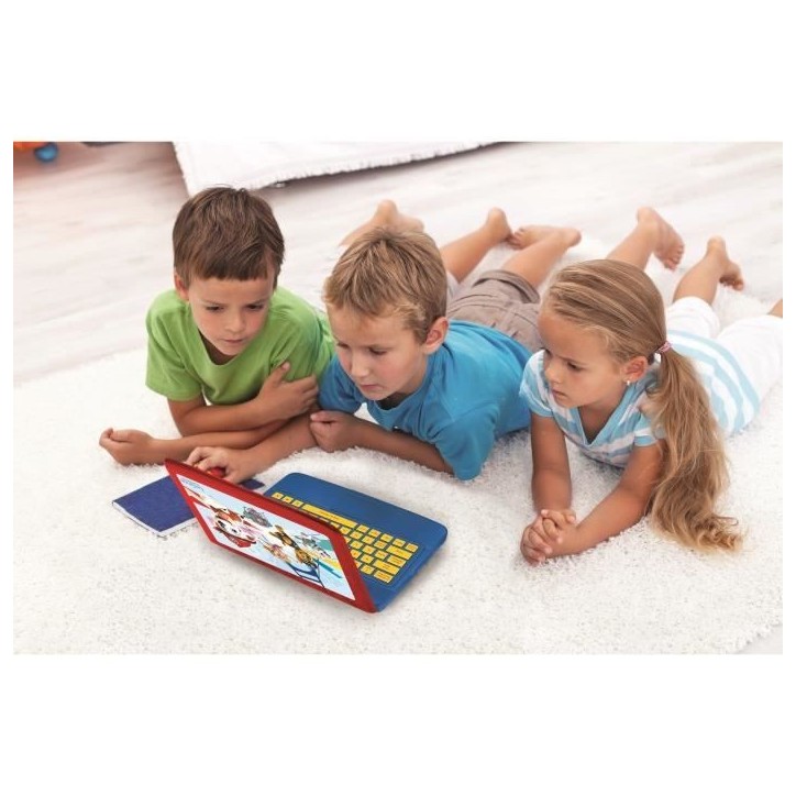 LEXIBOOK - Ordinateur éducatif bilingue La Pat 'Patrouille - 124 activités (Français/Anglais) - Des 4 ans