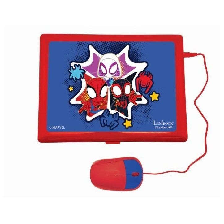 Ordinateur Educatif Bilingue Spidey - LEXIBOOK - 124 activités Ordinateur Educatif Bilingue Spidey - LEXIBOOK - 124 activités