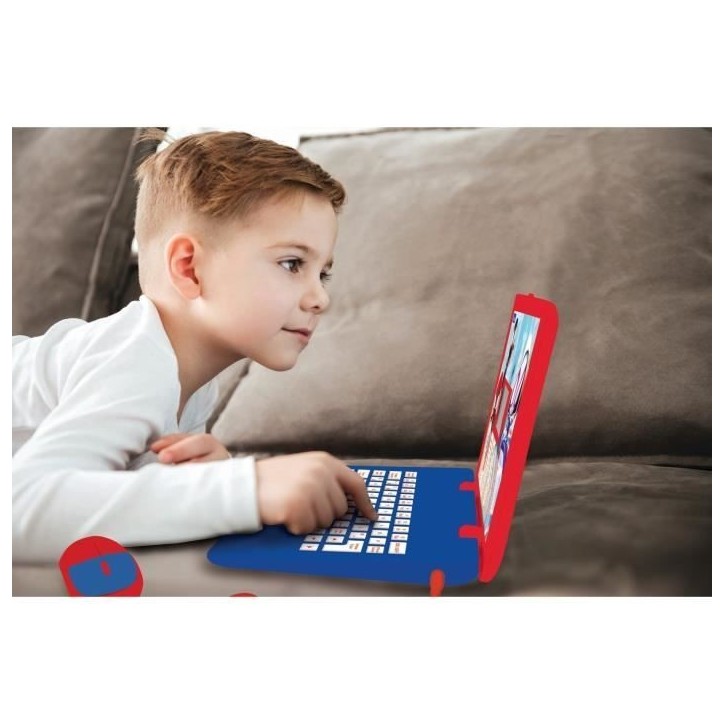 Ordinateur Educatif Bilingue Spidey - LEXIBOOK - 124 activités Ordinateur Educatif Bilingue Spidey - LEXIBOOK - 124 activités