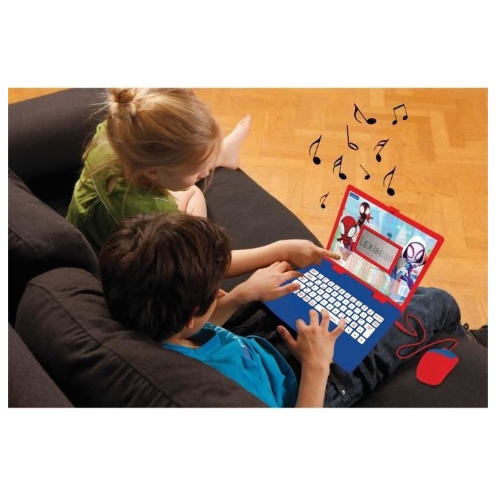 Ordinateur Educatif Bilingue Spidey - LEXIBOOK - 124 activités Ordinateur Educatif Bilingue Spidey - LEXIBOOK - 124 activités