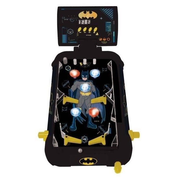 Flipper Électronique Batman - LEXIBOOK - Affichage digital des scores et effets lumineux et sonores