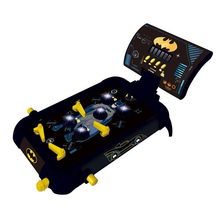Flipper Électronique Batman - LEXIBOOK - Affichage digital des scores et effets lumineux et sonores