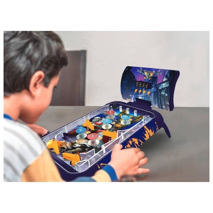 Flipper Électronique Les Gardiens de la Galaxie - LEXIBOOK - 4 flippers et 5 obstacles lumineux Flipper Électronique Les Gardiens de la Galaxie - LEXIBOOK - 4 flippers et 5 obstacles lumineux