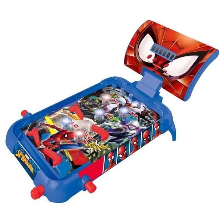 Flipper Électronique Spider-Man - LEXIBOOK - Effets lumineux et sonores