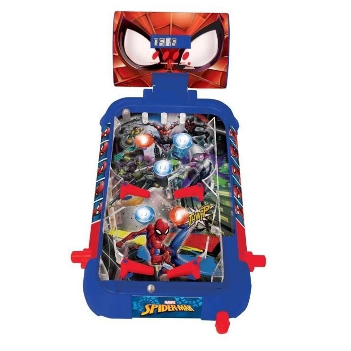 Flipper Électronique Spider-Man - LEXIBOOK - Effets lumineux et sonores