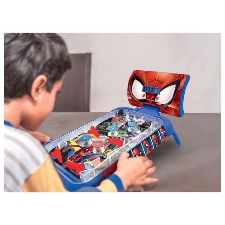 Flipper Électronique Spider-Man - LEXIBOOK - Effets lumineux et sonores