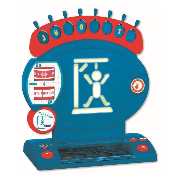 LEXIBOOK - Jeu du Pendu électronique - 2 joueurs - 8 ans et +
