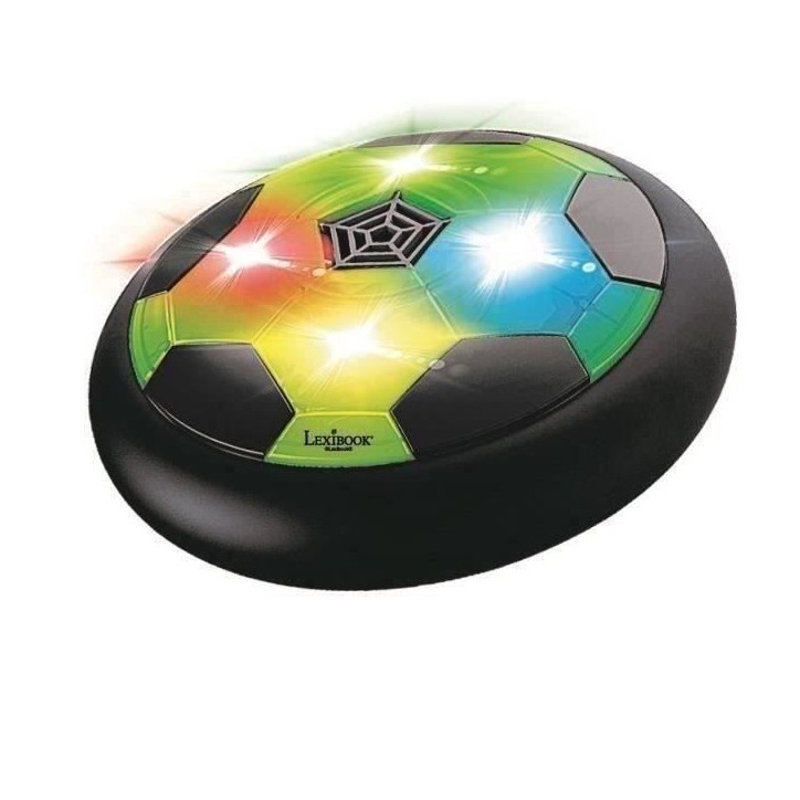 Disque de foot aéroglisseur en mousse lumineux avec cages de buts et ballon - LEXIBOOK Disque de foot aéroglisseur en mousse lumineux avec cages de buts et ballon - LEXIBOOK