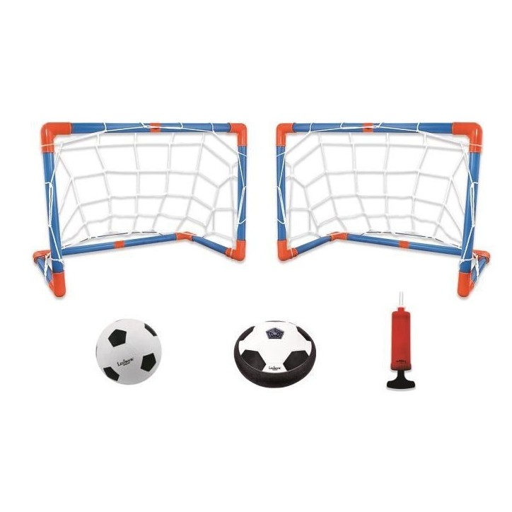 Disque de foot aéroglisseur en mousse lumineux avec cages de buts et ballon - LEXIBOOK Disque de foot aéroglisseur en mousse lumineux avec cages de buts et ballon - LEXIBOOK