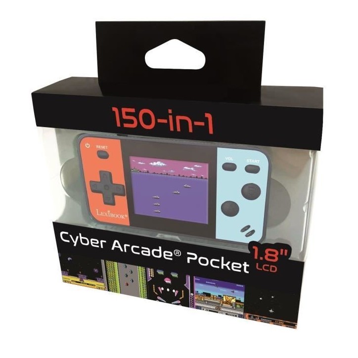 Console portable Cyber Arcade Pocket - écran 1.8'' 150 jeux Console portable Cyber Arcade Pocket - écran 1.8'' 150 jeux