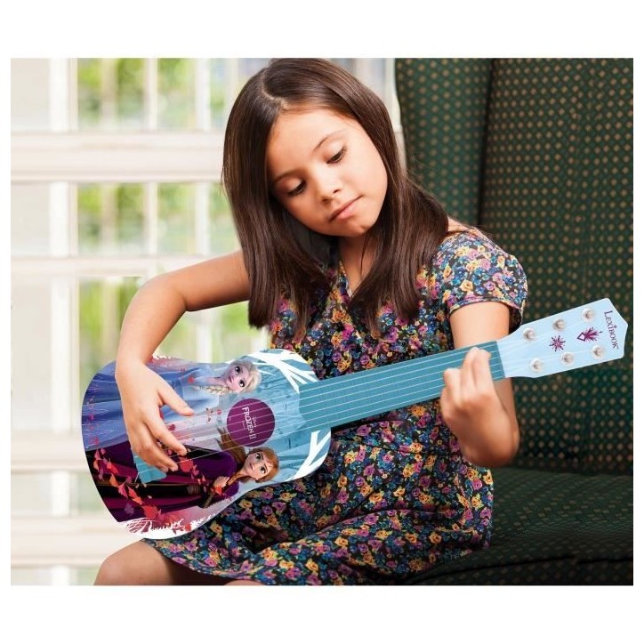 Lexibook - Guitare enfant Reine des Neiges - Bleu - 53cm Lexibook - Guitare enfant Reine des Neiges - Bleu - 53cm