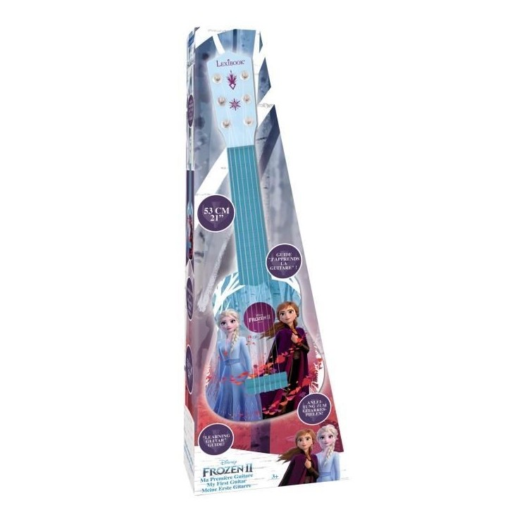 Lexibook - Guitare enfant Reine des Neiges - Bleu - 53cm Lexibook - Guitare enfant Reine des Neiges - Bleu - 53cm