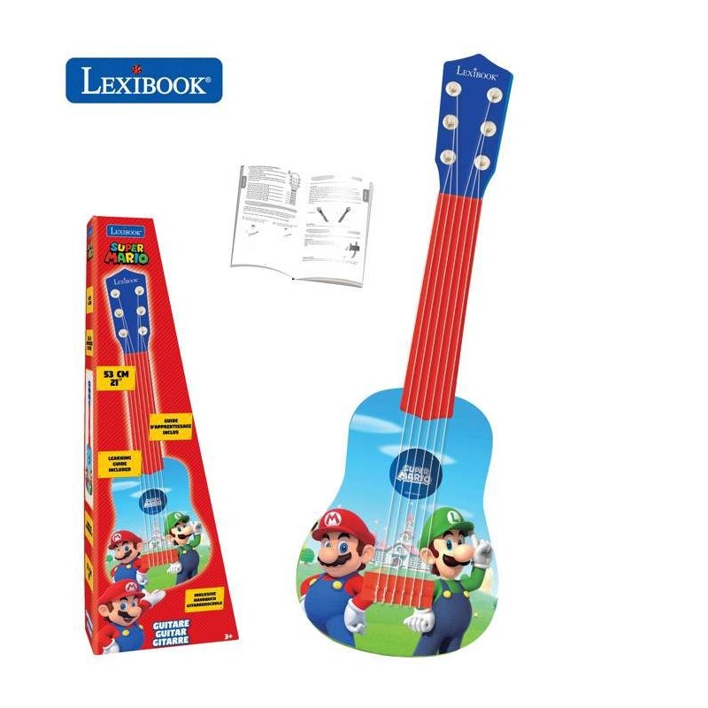 Lexibook - Ma Premiere Guitare Super Mario - 53 cm - Guide d'apprentis Lexibook - Ma Premiere Guitare Super Mario - 53 cm - Guide d'apprentis