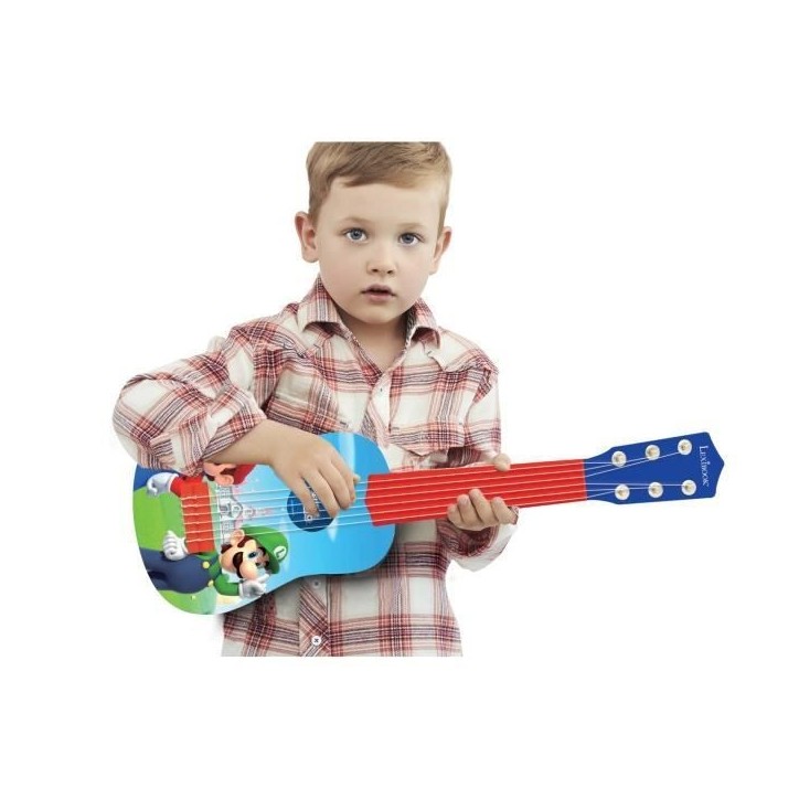 Lexibook - Ma Premiere Guitare Super Mario - 53 cm - Guide d'apprentissage inclus Lexibook - Ma Premiere Guitare Super Mario - 53 cm - Guide d'apprentissage inclus
