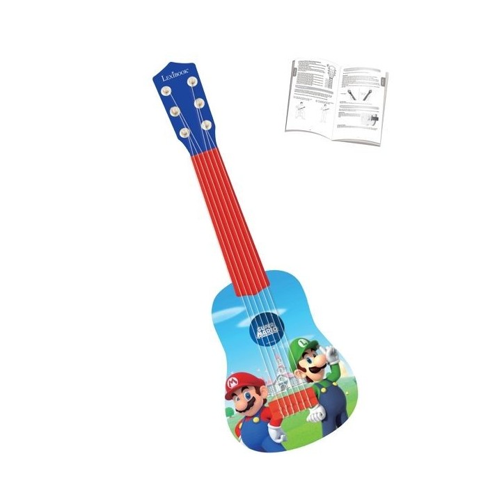 Lexibook - Ma Premiere Guitare Super Mario - 53 cm - Guide d'apprentissage inclus Lexibook - Ma Premiere Guitare Super Mario - 53 cm - Guide d'apprentissage inclus
