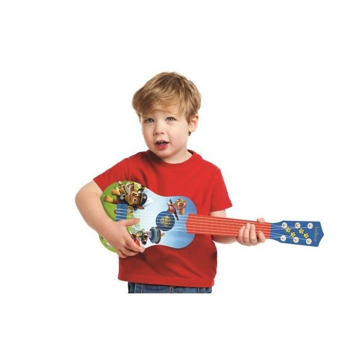 Lexibook - Ma premiere guitare Pat' Patrouille - 53 cm - Guide d'apprentissage inclus