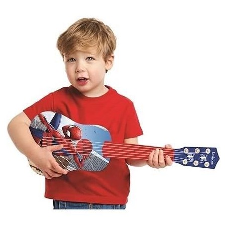 Lexibook - Ma Premiere Guitare Spider-Man - 53cm - Guide d'apprentissage inclus
