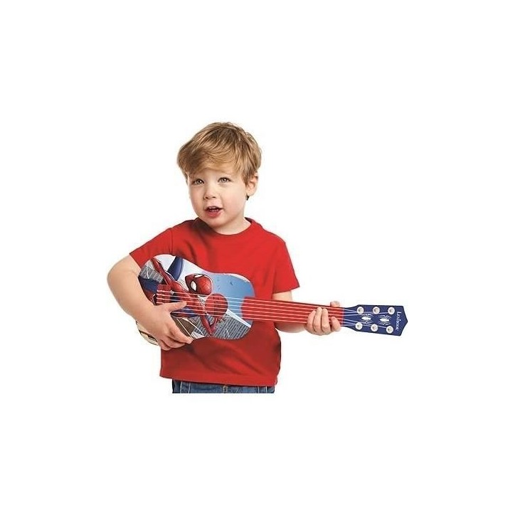 Lexibook - Ma Premiere Guitare Spider-Man - 53cm - Guide d'apprentissage inclus Lexibook - Ma Premiere Guitare Spider-Man - 53cm - Guide d'apprentissage inclus