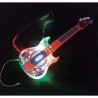 Guitare électronique lumineuse avec lunettes équipées d'un micro -