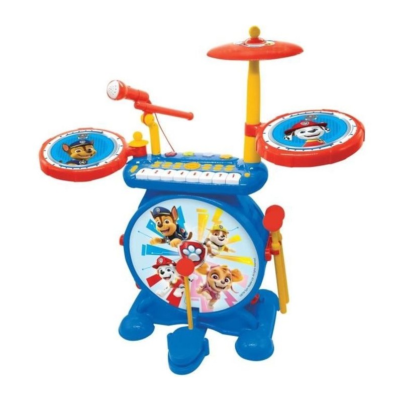 Pat' Patrouille - Batterie Électronique pour enfant - Lumineuse - Com