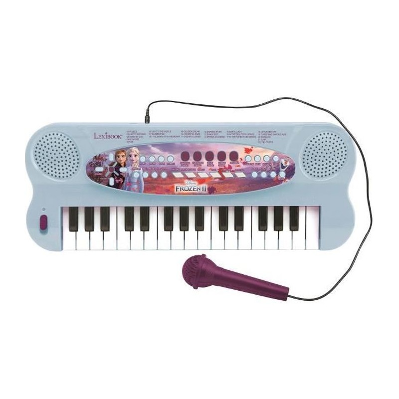LA REINE DES NEIGES - Clavier Électronique Musical avec Micro (32 tou LA REINE DES NEIGES - Clavier Électronique Musical avec Micro (32 tou