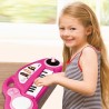 Piano électronique pour enfants Barbie avec effets lumineux et microp