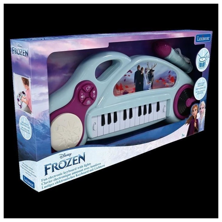Piano électronique pour enfants La Reine des Neiges avec effets lumineux Piano électronique pour enfants La Reine des Neiges avec effets lumineux