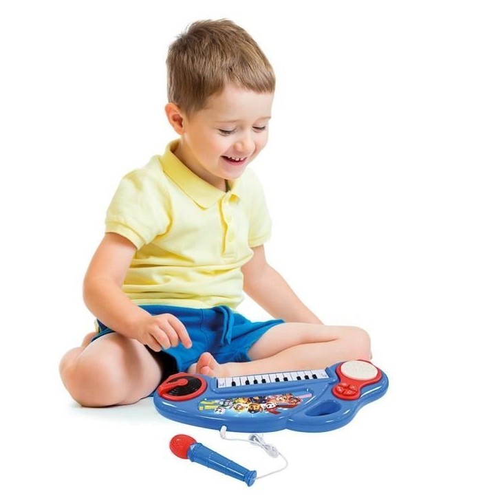 Piano électronique pour enfants La Pat' Patrouille avec effets lumineux Piano électronique pour enfants La Pat' Patrouille avec effets lumineux