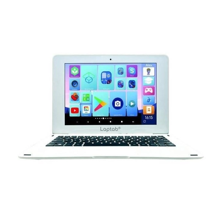 Ordinateur portable tactile LAPTAB pour enfant de 7 ans et plus, écran Full HD de 10.1, stockage 128Go, RAM 4 Go, LEXIBOOK Ordinateur portable tactile LAPTAB pour enfant de 7 ans et plus, écran Full HD de 10.1, stockage 128Go, RAM 4 Go, LEXIBOOK