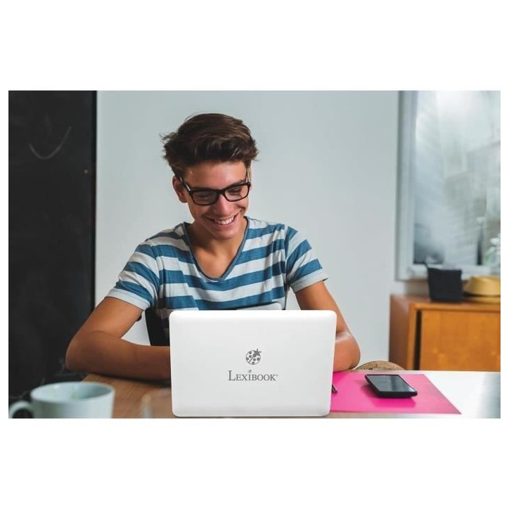 Ordinateur portable tactile LAPTAB pour enfant de 7 ans et plus, écran Full HD de 10.1, stockage 128Go, RAM 4 Go, LEXIBOOK Ordinateur portable tactile LAPTAB pour enfant de 7 ans et plus, écran Full HD de 10.1, stockage 128Go, RAM 4 Go, LEXIBOOK