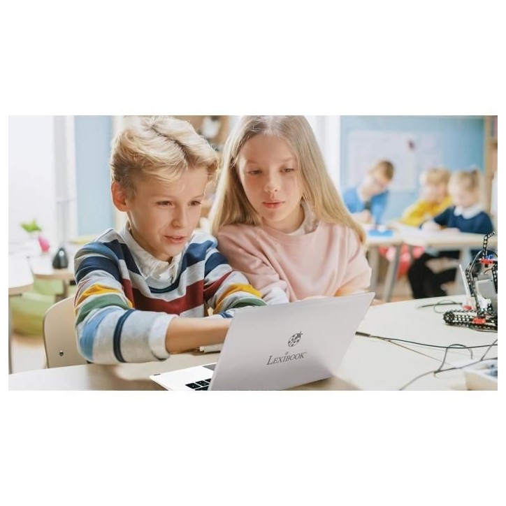 Ordinateur portable tactile LAPTAB pour enfant de 7 ans et plus, écran Full HD de 10.1, stockage 128Go, RAM 4 Go, LEXIBOOK Ordinateur portable tactile LAPTAB pour enfant de 7 ans et plus, écran Full HD de 10.1, stockage 128Go, RAM 4 Go, LEXIBOOK
