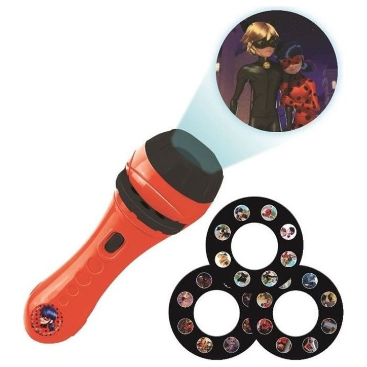 Projecteur a histoires et lampe torche Miraculous - LEXIBOOK - LP MIRA - Enfant - Rouge Projecteur a histoires et lampe torche Miraculous - LEXIBOOK - LP MIRA - Enfant - Rouge