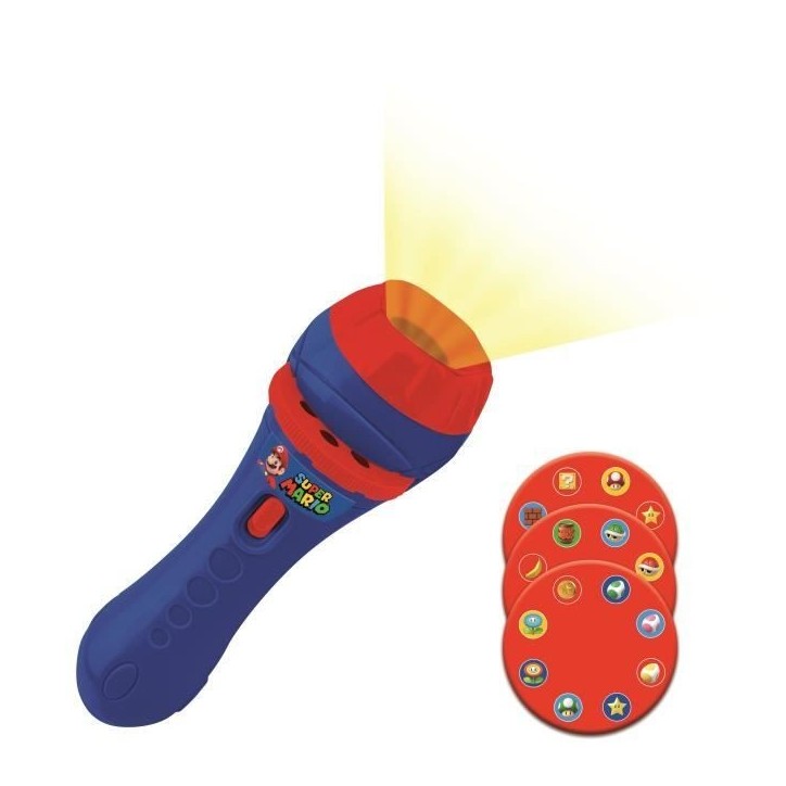 Projecteur a histoires et lampe torche Super Mario - LEXIBOOK - Mixte - Bleu - 3 ans et plus Projecteur a histoires et lampe torche Super Mario - LEXIBOOK - Mixte - Bleu - 3 ans et plus