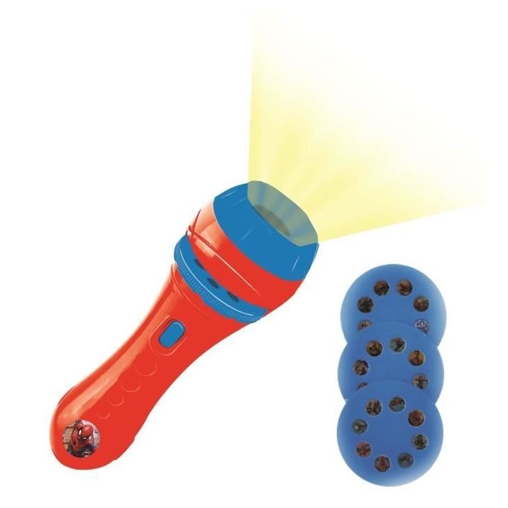 Projecteur a histoires et lampe torche Spider-Man - LEXIBOOK Projecteur a histoires et lampe torche Spider-Man - LEXIBOOK