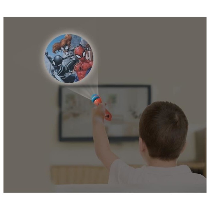 Projecteur a histoires et lampe torche Spider-Man - LEXIBOOK Projecteur a histoires et lampe torche Spider-Man - LEXIBOOK