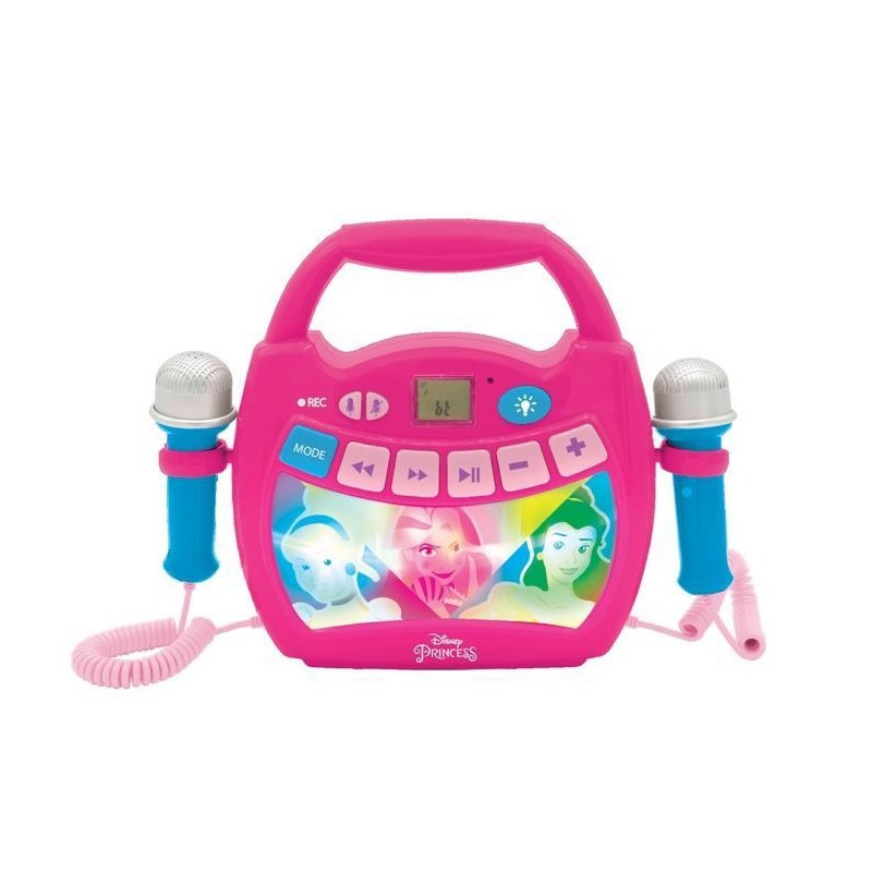 Enceinte Bluetooth Disney Princesses - LEXIBOOK - Effets Lumineux, Mic Enceinte Bluetooth Disney Princesses - LEXIBOOK - Effets Lumineux, Mic