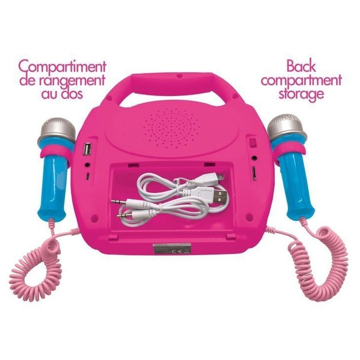 Enceinte Bluetooth Disney Princesses - LEXIBOOK - Effets Lumineux, Micros, Batterie Rechargeable Enceinte Bluetooth Disney Princesses - LEXIBOOK - Effets Lumineux, Micros, Batterie Rechargeable