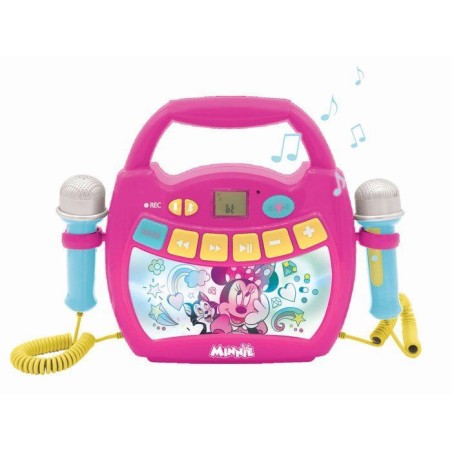Enceinte Bluetooth Minnie Mouse - LEXIBOOK - Effets Lumineux, Micros e