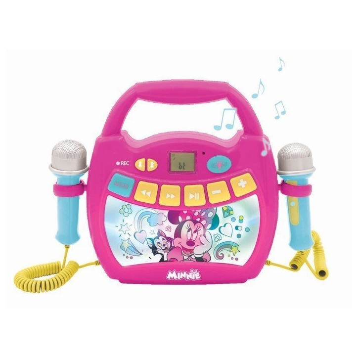 Enceinte Bluetooth Minnie Mouse - LEXIBOOK - Effets Lumineux, Micros et Batterie Rechargeable Enceinte Bluetooth Minnie Mouse - LEXIBOOK - Effets Lumineux, Micros et Batterie Rechargeable