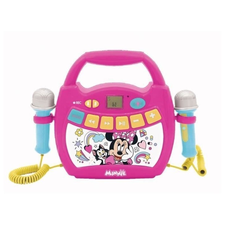 Enceinte Bluetooth Minnie Mouse - LEXIBOOK - Effets Lumineux, Micros et Batterie Rechargeable Enceinte Bluetooth Minnie Mouse - LEXIBOOK - Effets Lumineux, Micros et Batterie Rechargeable