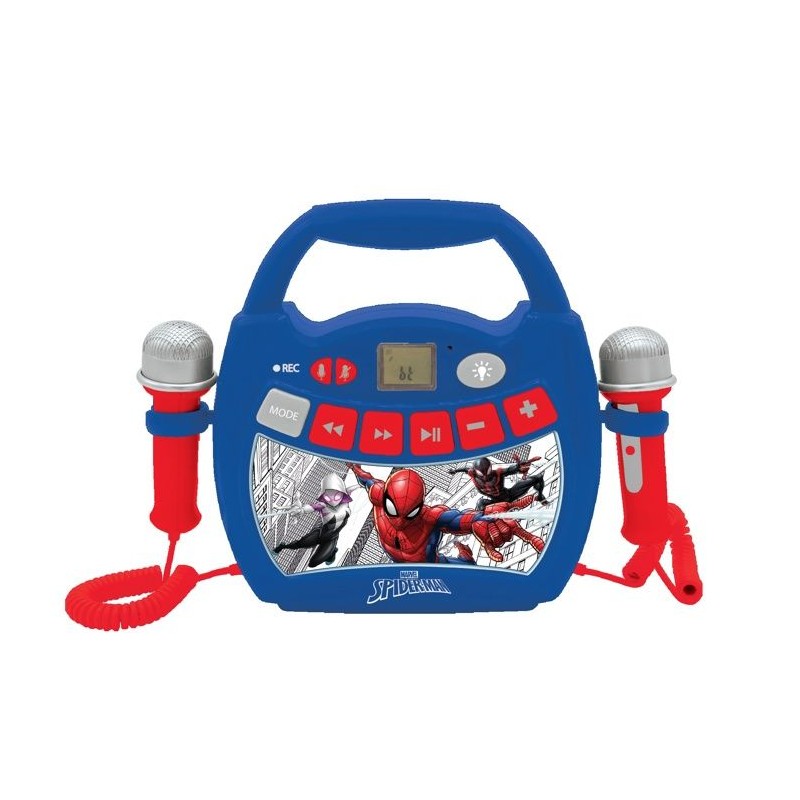 Enceinte Bluetooth Spider-Man - LEXIBOOK - Effets Lumineux, Micros, Ka Enceinte Bluetooth Spider-Man - LEXIBOOK - Effets Lumineux, Micros, Ka