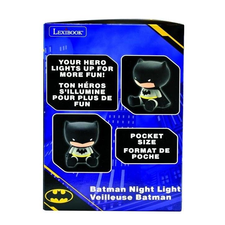 Veilleuse 3D Batman - LEXIBOOK - Lumiere LED - Anti chocs - Enfant - 3 ans et plus Veilleuse 3D Batman - LEXIBOOK - Lumiere LED - Anti chocs - Enfant - 3 ans et plus