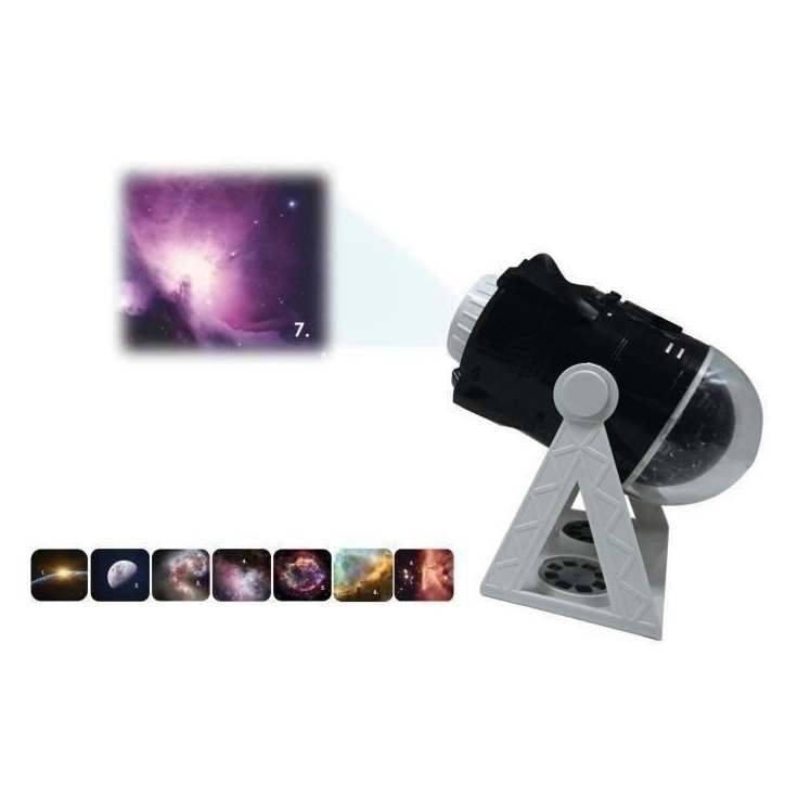 Projecteur Planetarium 360° Parlant avec 24 projections, carte des constellations et livret pédagogique (Français/Anglais) Projecteur Planetarium 360° Parlant avec 24 projections, carte des constellations et livret pédagogique (Français/Anglais)